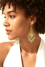Load image into Gallery viewer, Gold Filled chandelier earrings for women