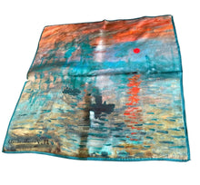 Load image into Gallery viewer, Scarf with a abstract design resembling a famous artwork