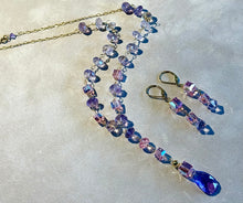 Load image into Gallery viewer, Amethyst Necklace and earrings set