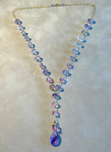 Load image into Gallery viewer, Handmade amethyst necklace set