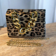 Load image into Gallery viewer, Ladies print animal print clutch bag