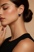 Load image into Gallery viewer, Blue stud gemstone earrings
