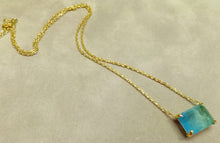 Load image into Gallery viewer, blue tourmaline necklace