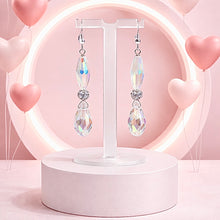 Load image into Gallery viewer, Bridal crystal drop earrings