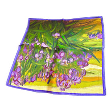 Load image into Gallery viewer, Small floral silk scarf