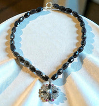 Load image into Gallery viewer, Multi gemstone necklace in black onyx gemstone