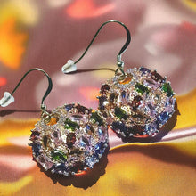 Load image into Gallery viewer, Gold filled crystal drop earrings