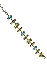 Load image into Gallery viewer, Gold filled gemstone bracelet