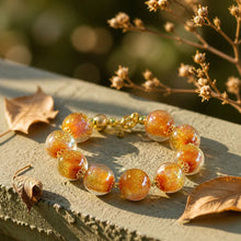 Load image into Gallery viewer, Golden sunstone beaded bracelet