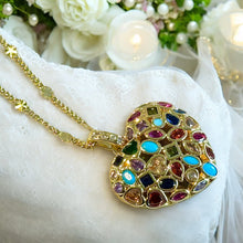 Load image into Gallery viewer, Heart pendant in gold filled
