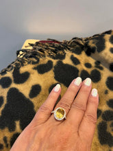 Load image into Gallery viewer, Citrine gemstone ring on a hand
