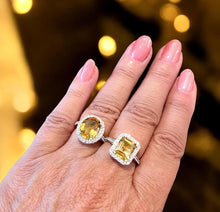 Load image into Gallery viewer, Citrine gemstone ring