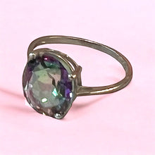 Load image into Gallery viewer, Sid view o mystic topaz gemstone ring