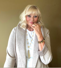 Load image into Gallery viewer, Light Gold Citrine gemstone long necklace