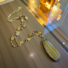 Load image into Gallery viewer, Citrine gemstone necklace