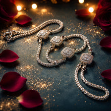 Load image into Gallery viewer, Ladies long two tone necklace