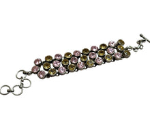 Load image into Gallery viewer, Multicolored beaded bracelet on a white background