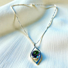 Load image into Gallery viewer, Mystic topaz necklace in sterling silver