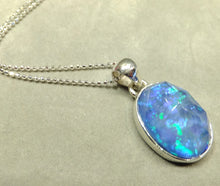 Load image into Gallery viewer, blue opal necklace
