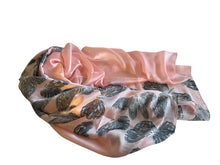 Load image into Gallery viewer, Pink butterfly print silk scarf