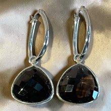 Load image into Gallery viewer, Smokey quartz drop earrings