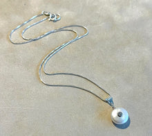 Load image into Gallery viewer, Sterling silver pearl pendant necklaces for women