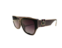 Load image into Gallery viewer, Taupe modern style women's sunglasses