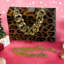 Load image into Gallery viewer, Trendy animal print evening bag for women