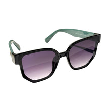 Load image into Gallery viewer, Green sunglasses with gold detail