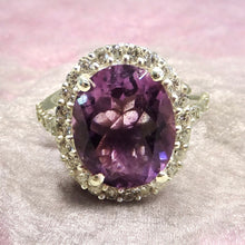 Load image into Gallery viewer, Amethyst gemstone ring