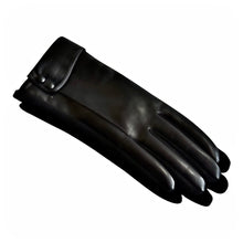Load image into Gallery viewer, Faux black leather Ladies Gloves