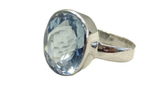 Load image into Gallery viewer, Blue Topaz gemstone ring