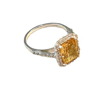 Load image into Gallery viewer, Citrine gemstone ring