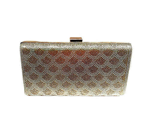 gold and silver evening bag