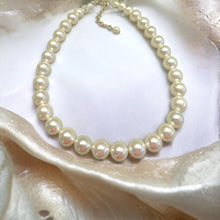 Load image into Gallery viewer, Pink pearl necklace