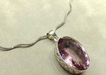 Load image into Gallery viewer, Pink amethyst necklace
