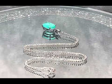 Load and play video in Gallery viewer, Blue Paraiba Tourmaline necklace