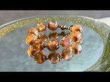 Load and play video in Gallery viewer, Sunstone Beaded Statement Bracelet