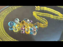 Load and play video in Gallery viewer, Gemstone charm pendant necklace