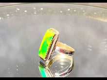 Load and play video in Gallery viewer, Video of opal ring
