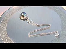 Load and play video in Gallery viewer, Video of blue pearl necklace