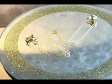 Load and play video in Gallery viewer, Gold filled crystal necklace