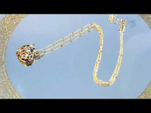 Load and play video in Gallery viewer, Video of gold filled heart necklace