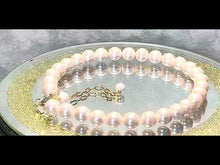 Load and play video in Gallery viewer, Blush mother of pearl necklace