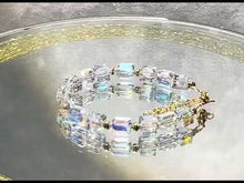 Load and play video in Gallery viewer, Video of Austrian crystal bracelets