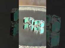 Load and play video in Gallery viewer, Half Hoop Mint Paraiba Tourmaline Earrings