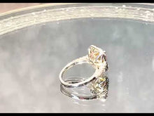 Load and play video in Gallery viewer, Video of citrine gemstone ring