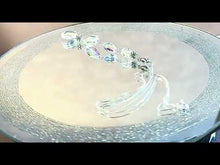 Load and play video in Gallery viewer, Sterling silver crystal pendant necklace