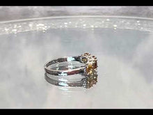 Load and play video in Gallery viewer, Video of citrine gemstone band