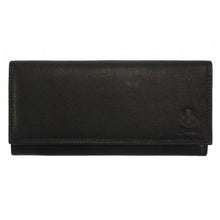 Load image into Gallery viewer, Black Italian leather wallet